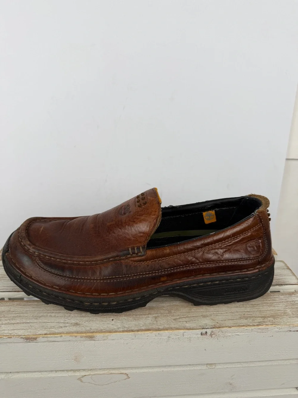 Timberland brown leather